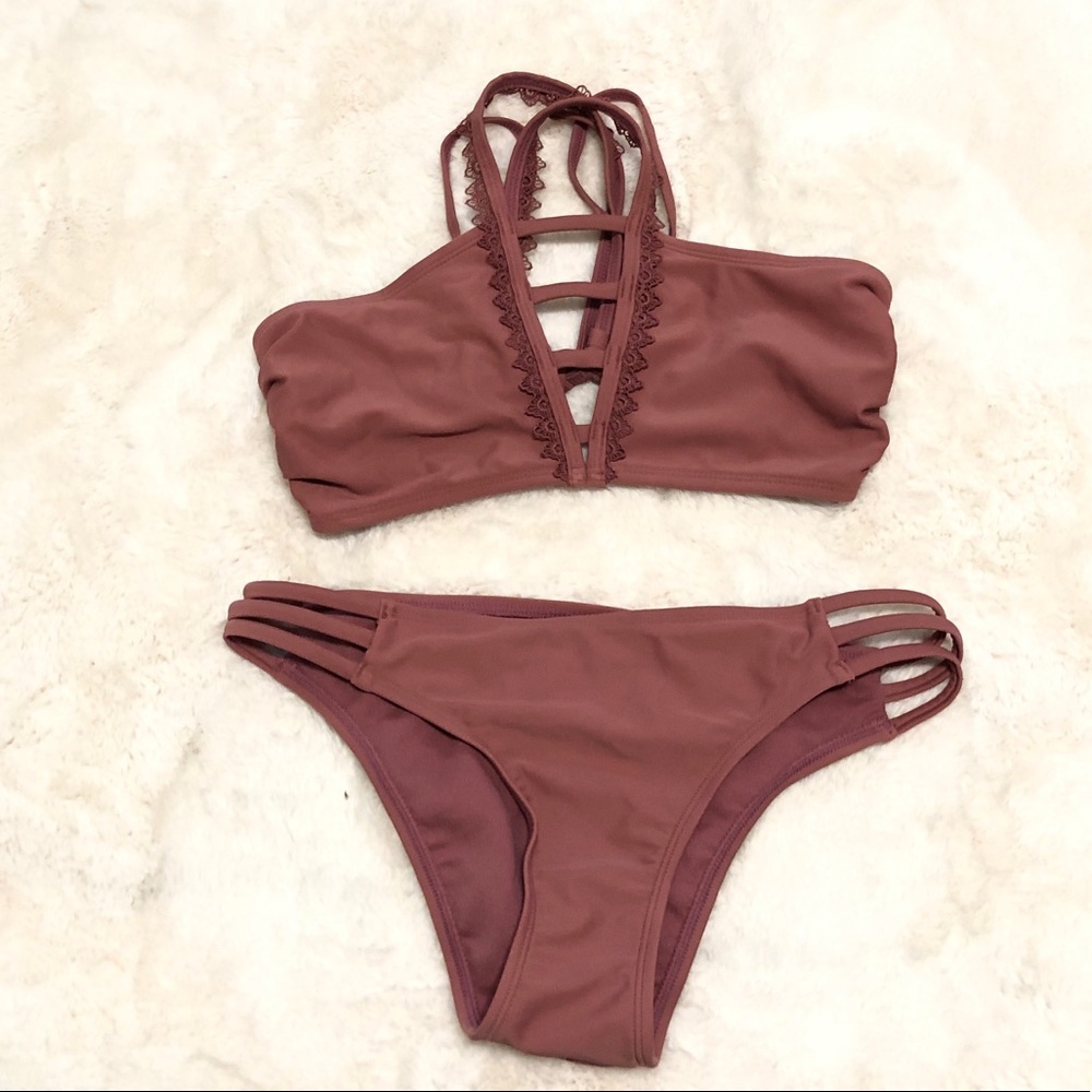 Two piece swim suit